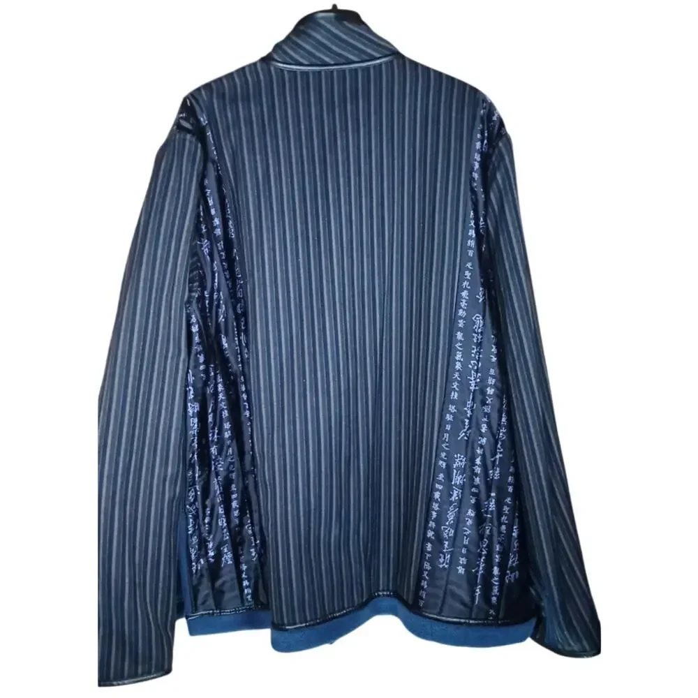 VTG Koos Of Course Womens 1X Chinese Script Reversible Coat Silk Overlay Artsy - Picture 4 of 8